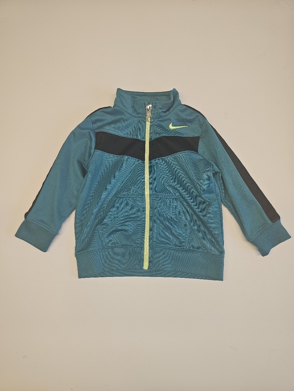 EUC | Nike | 12M | Teal Black Zip Track Jacket Baby Athletic Jacket